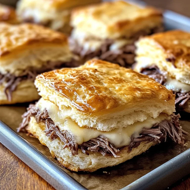 Baked French Dip Biscuits Recipe: A Comforting, Family-Friendly Meal
