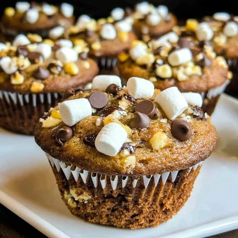 Banana S’mores Muffins