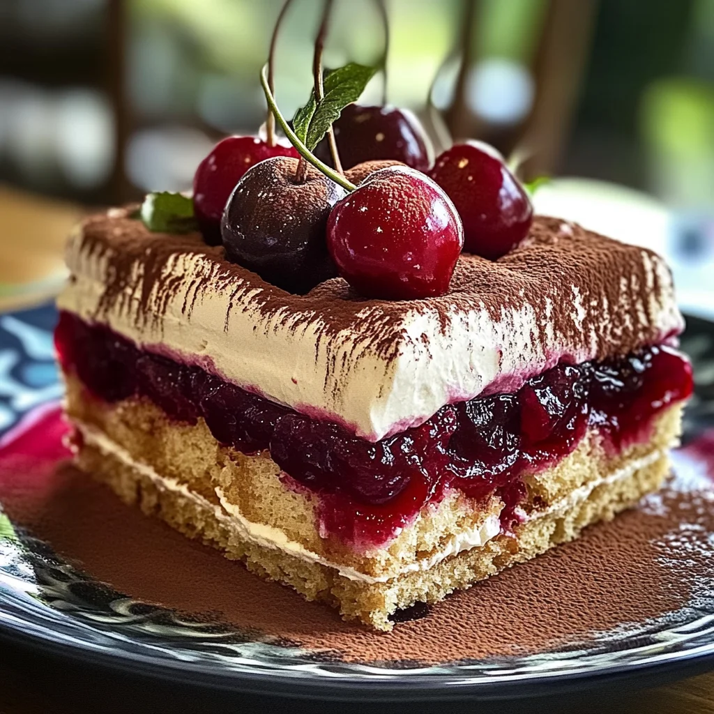 Cherry Amaretto Tiramisu Dessert: A Decadent Twist on a Classic Italian Treat