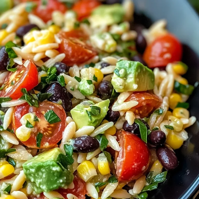 Cowboy Orzo Salad
