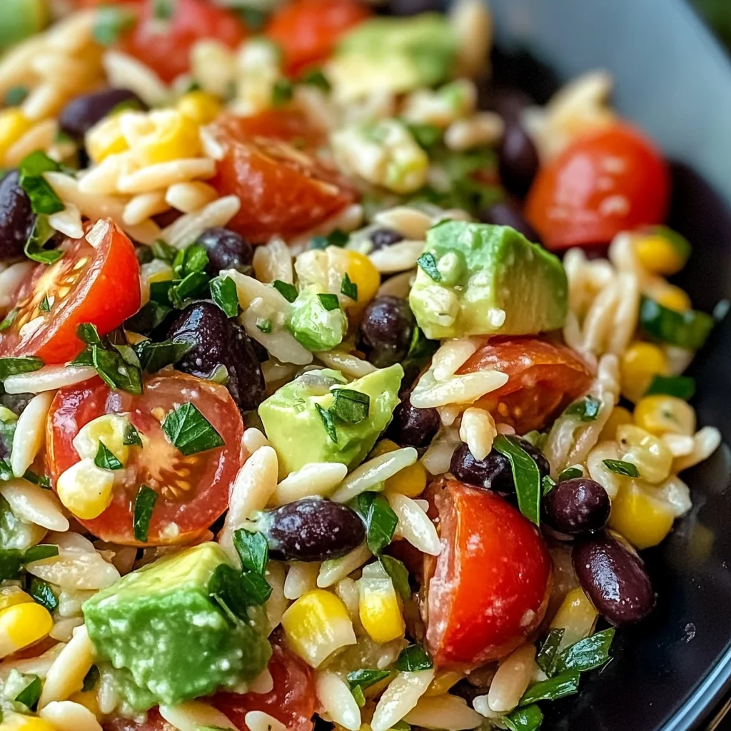 Cowboy Orzo Salad