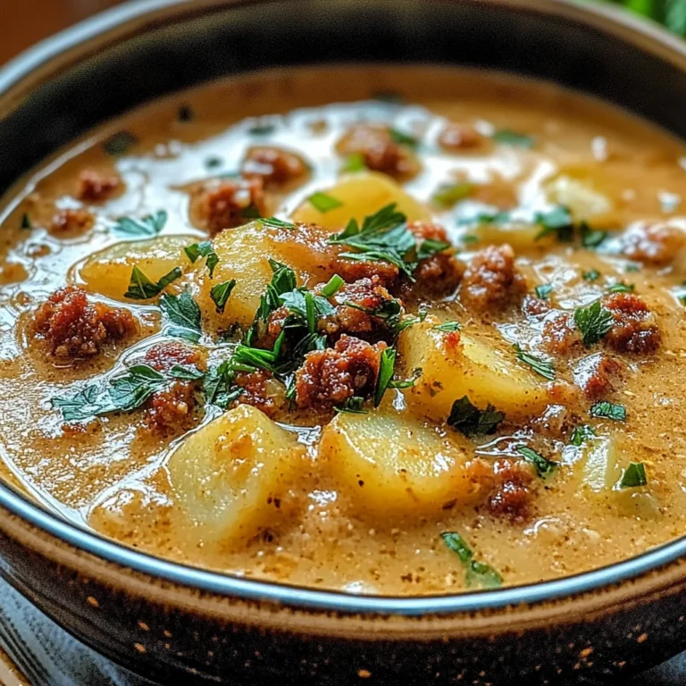 Creamy Chorizo Potato Soup