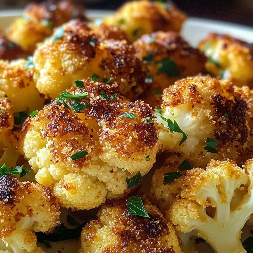 Crispy Roasted Cauliflower