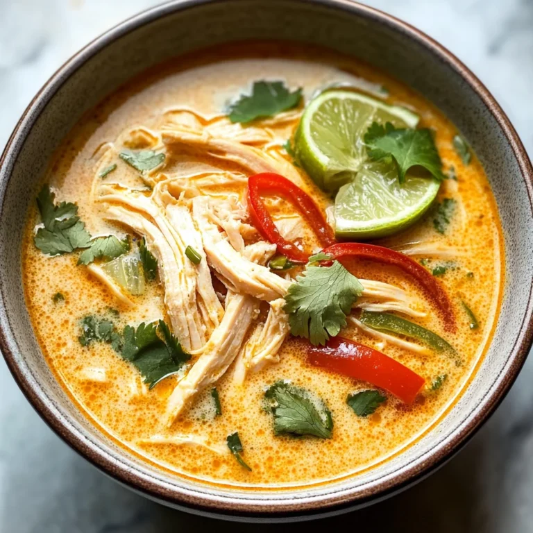 Easy Thai Coconut Chicken Soup