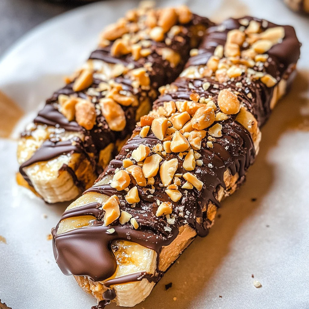 Frozen Banana Snickers