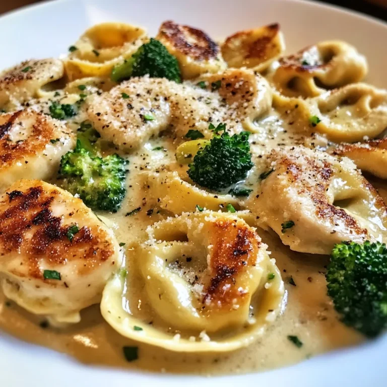 Garlic Parmesan Chicken Tortellini