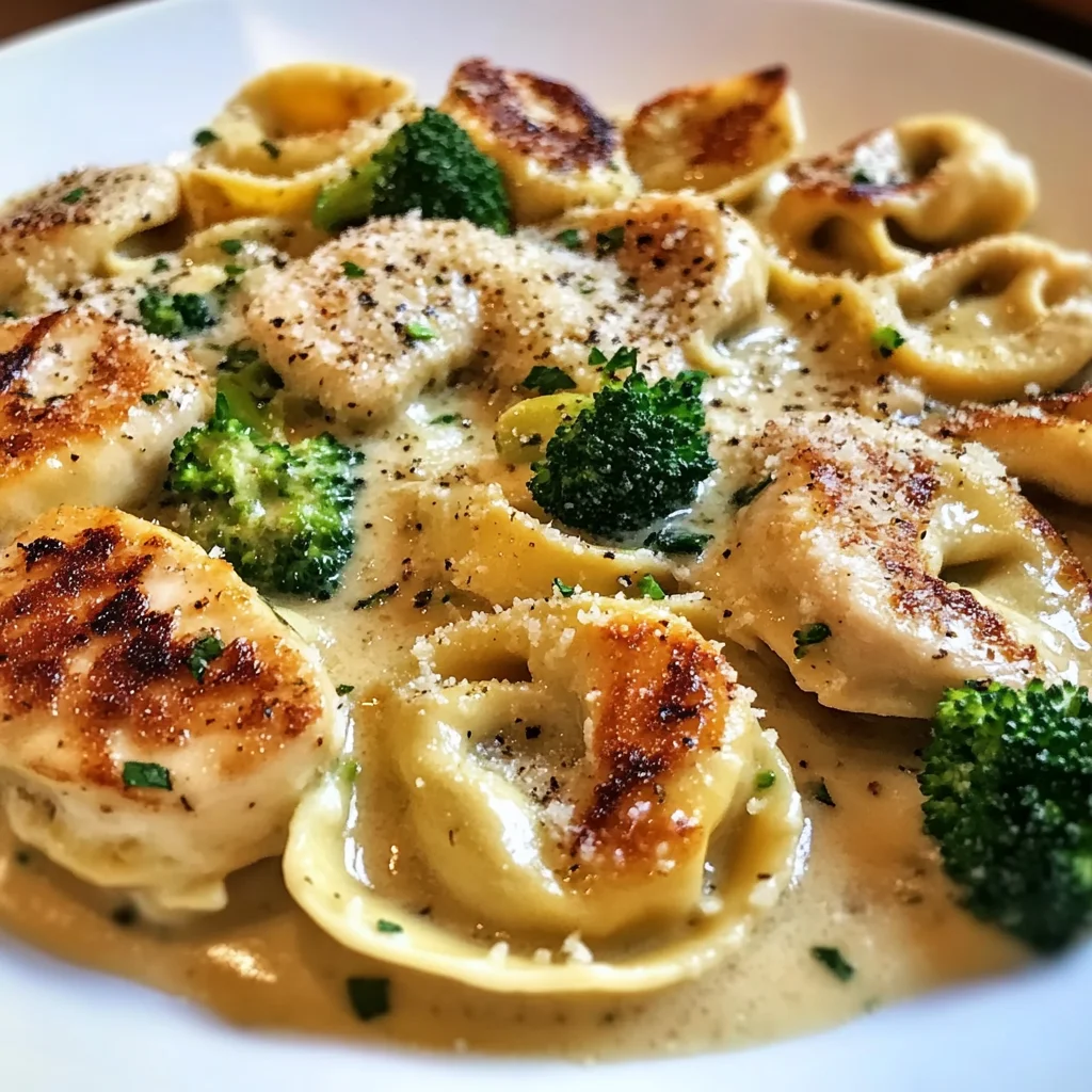 Garlic Parmesan Chicken Tortellini