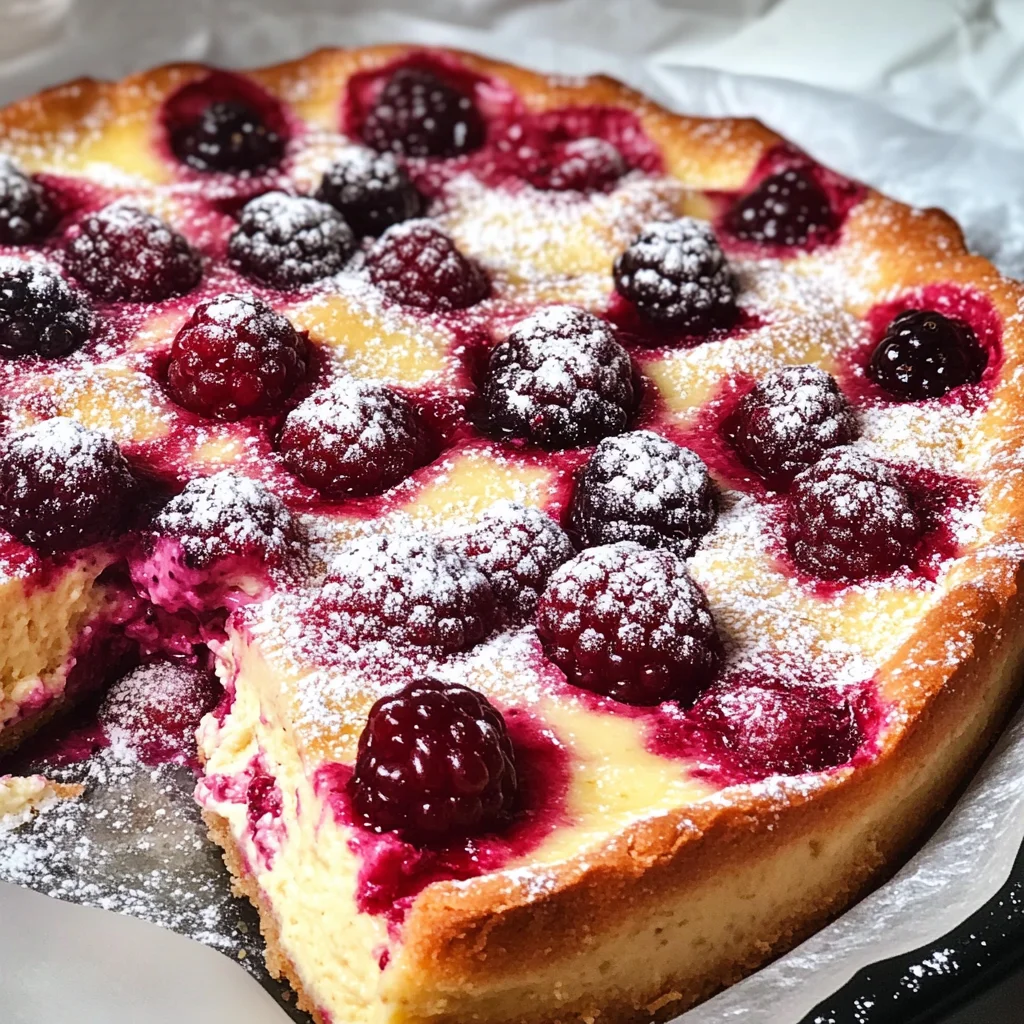 Healthy Berry Cottage Cheese Clafoutis
