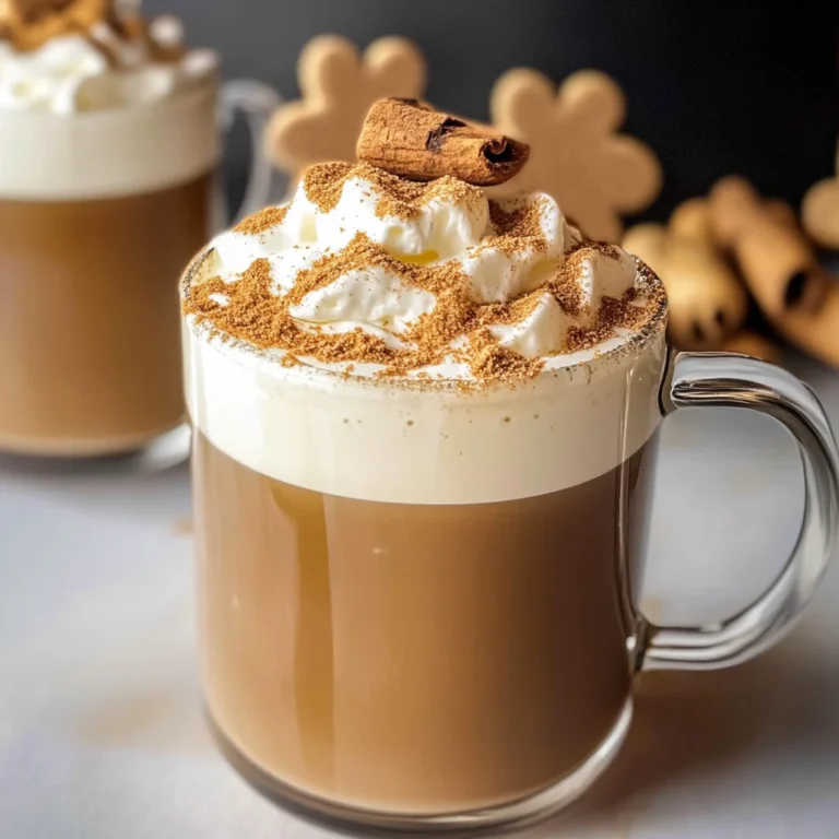 Homemade Gingerbread Latte