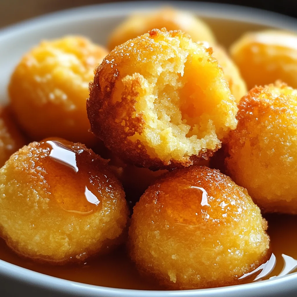 Honey Butter Cornbread Poppers