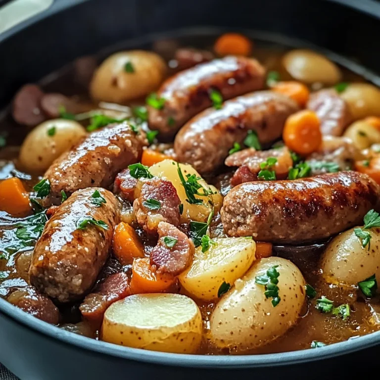 Irish Sausage and Bacon Stew