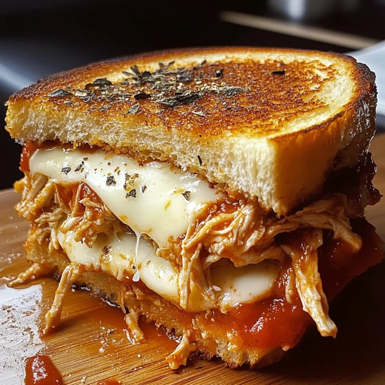 Lazy Chicken Parmesan Grilled Cheese