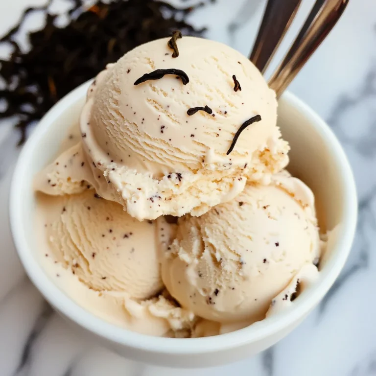 London Fog Ice Cream
