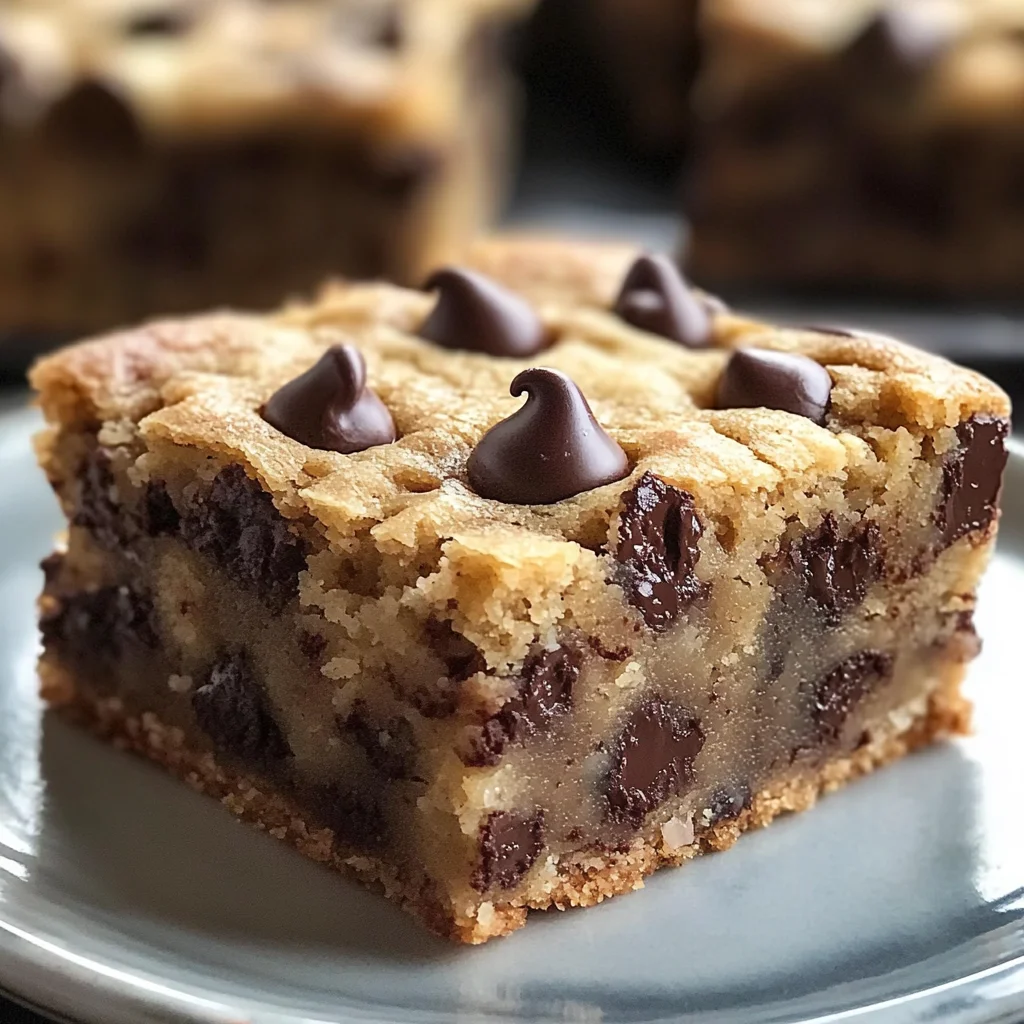 Melt-in-Your-Mouth Chocolate Chip Cookie Bars