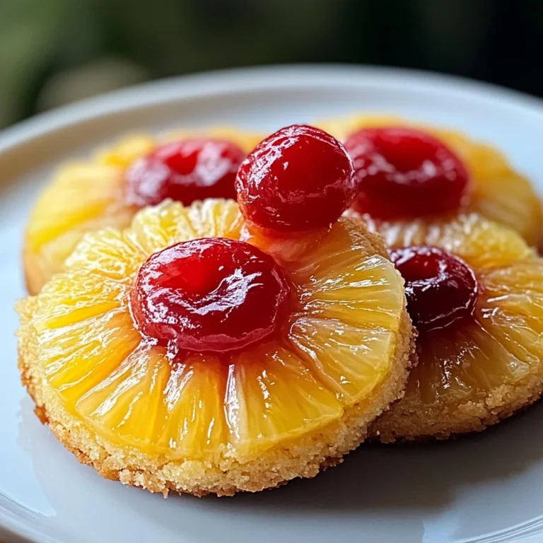 Pineapple Upside-Down Cookies: A Fun Twist on a Classic Dessert