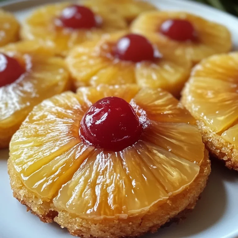 Pineapple Upside-Down Sugar Cookies