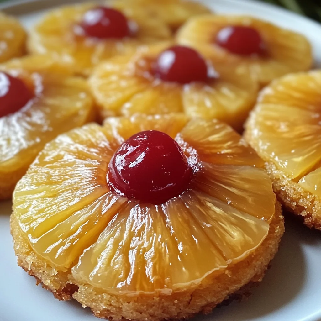 Pineapple Upside-Down Sugar Cookies