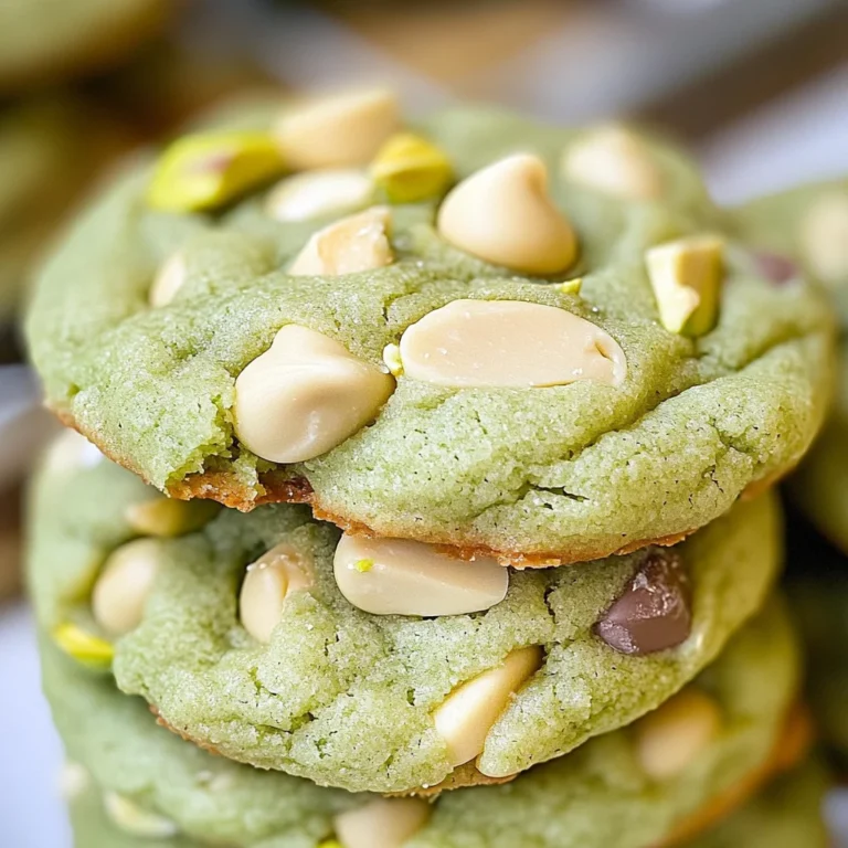 Pistachio Pudding Cookies