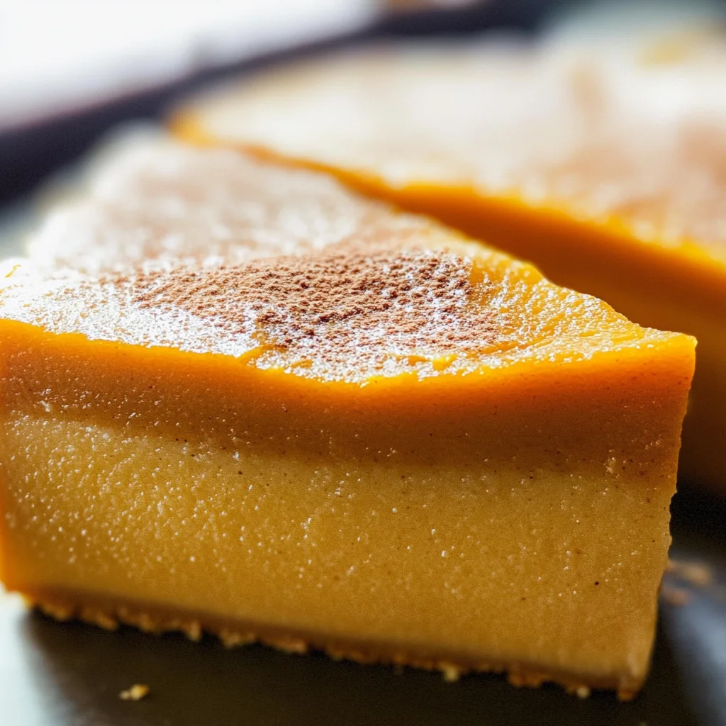 Pumpkin Magic Custard Cake Recipe