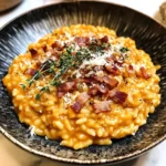 Pumpkin Risotto with Bacon & Parmesan