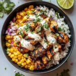 Street Corn Chicken Rice Bowl