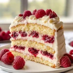 White Chocolate Raspberry Dream Cake