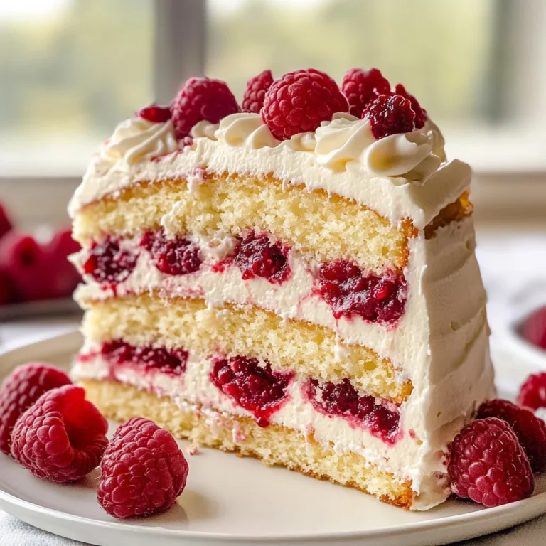 White Chocolate Raspberry Dream Cake
