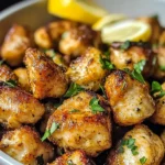 Air Fryer Lemon Chicken Bites