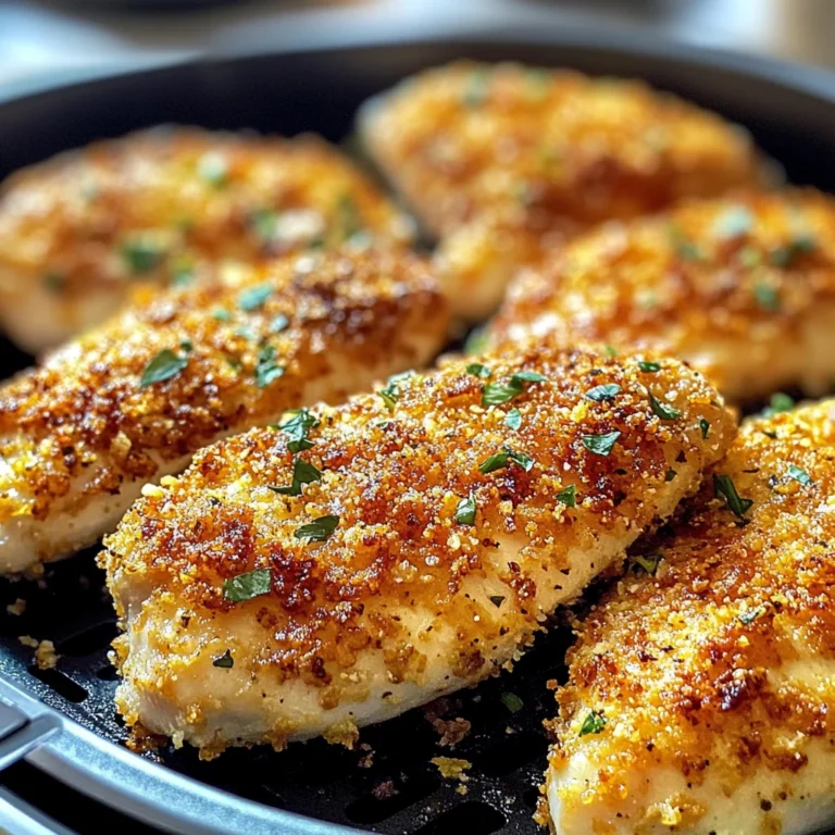 Air Fryer Parmesan Crusted Chicken