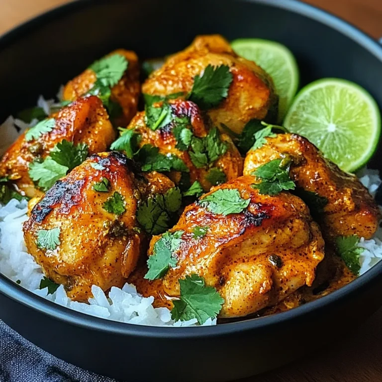 Baked Coconut Chili Chicken Thighs