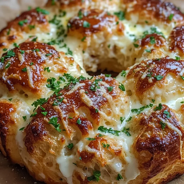 Chicken Alfredo Monkey Bread