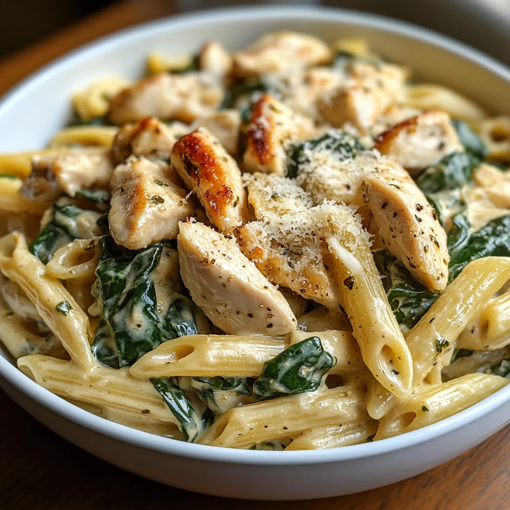 Chicken Spinach Penne