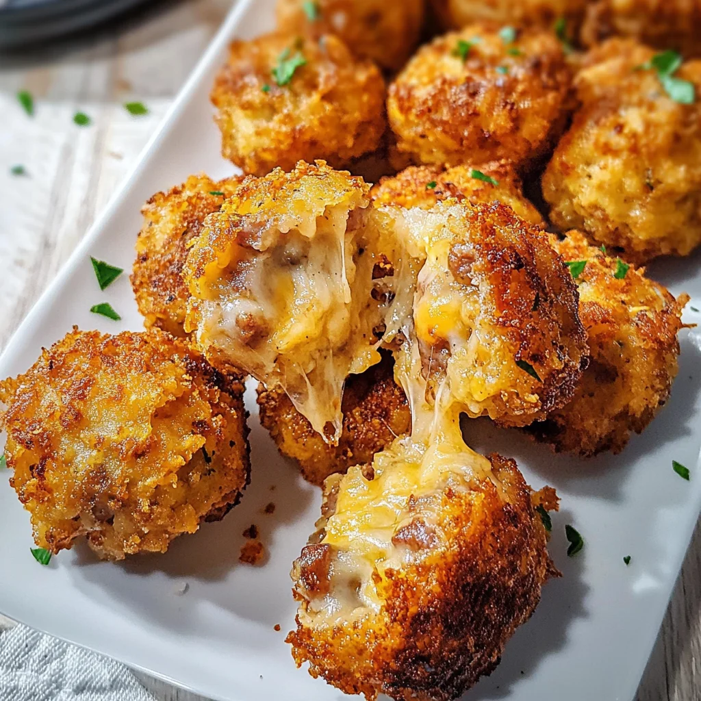 Crispy Hashbrown Sausage Bites