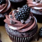 Dark Chocolate Blackberry Cupcakes: Indulge in a Decadent Dessert Delight