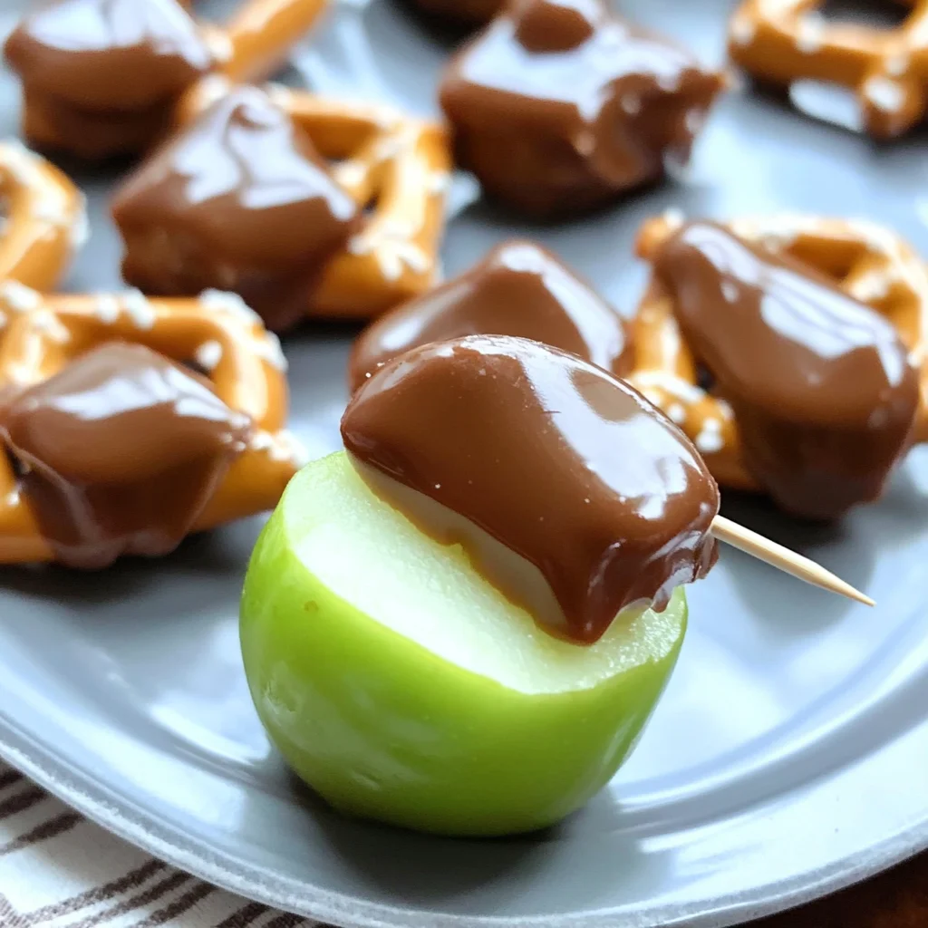 Easy Caramel Apple Bites