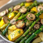 Flavorful Asparagus with Zucchini and Squash