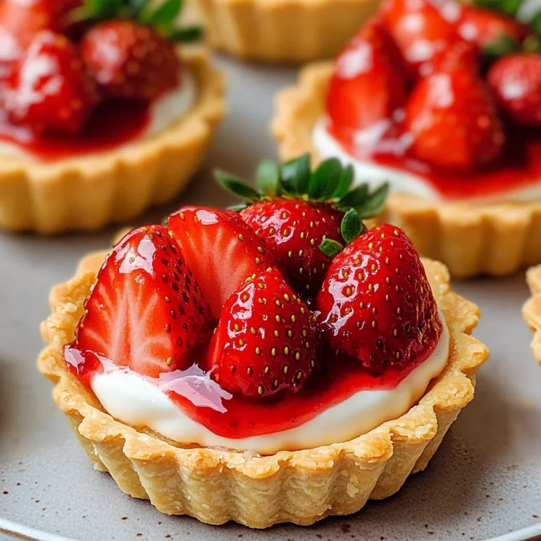Fresh and Delicious Strawberry Tartlets Recipe