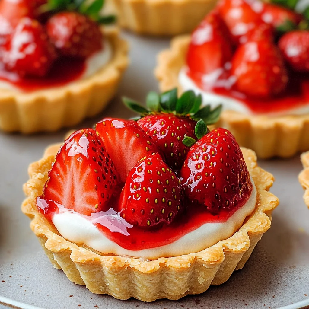 Fresh and Delicious Strawberry Tartlets Recipe