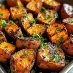 Garlic Butter Roasted Sweet Potatoes: A Delicious and Easy Recipe