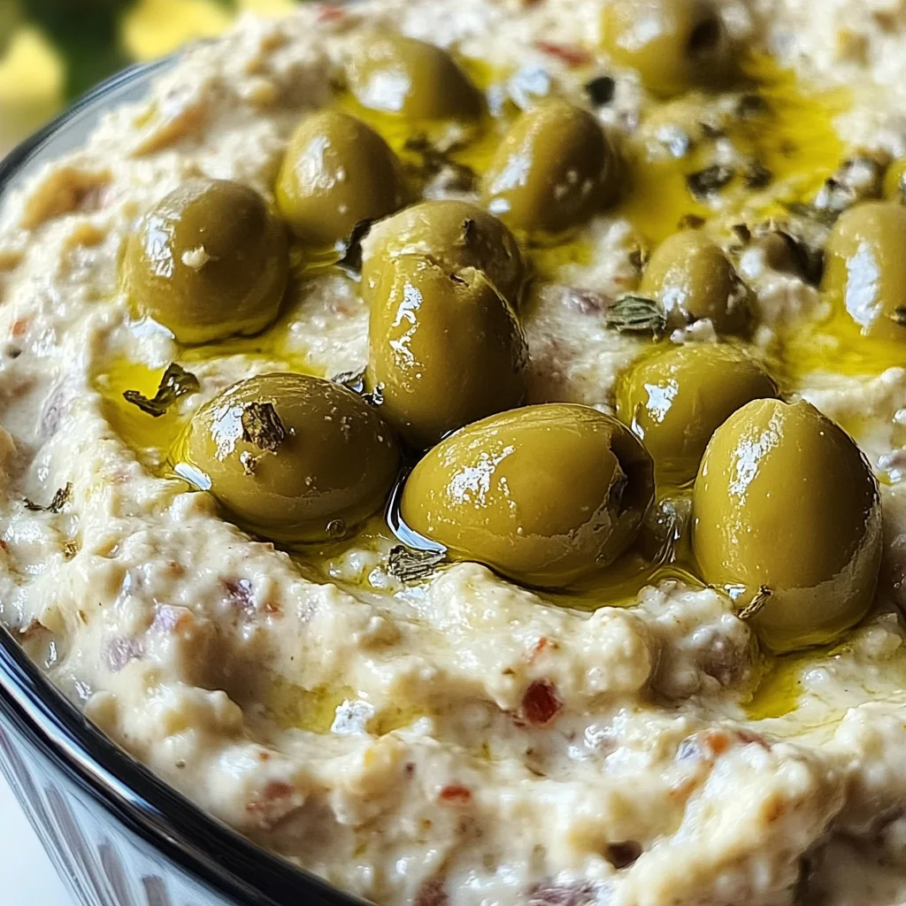 Green Olive Dip – Easy Creamy Party Favorite