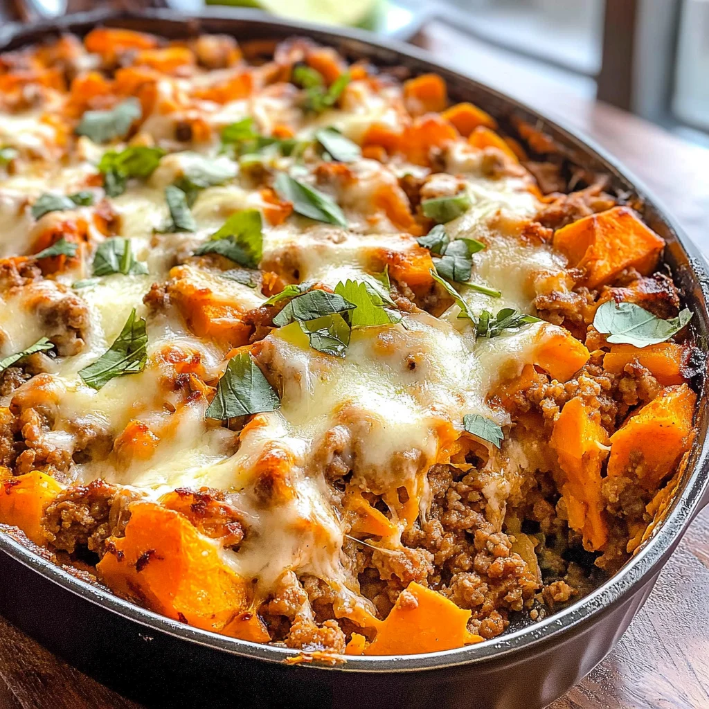 Ground Turkey Sweet Potato Casserole