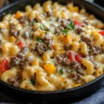 High-Protein Creamy Philly Cheesesteak Mac & Cheese