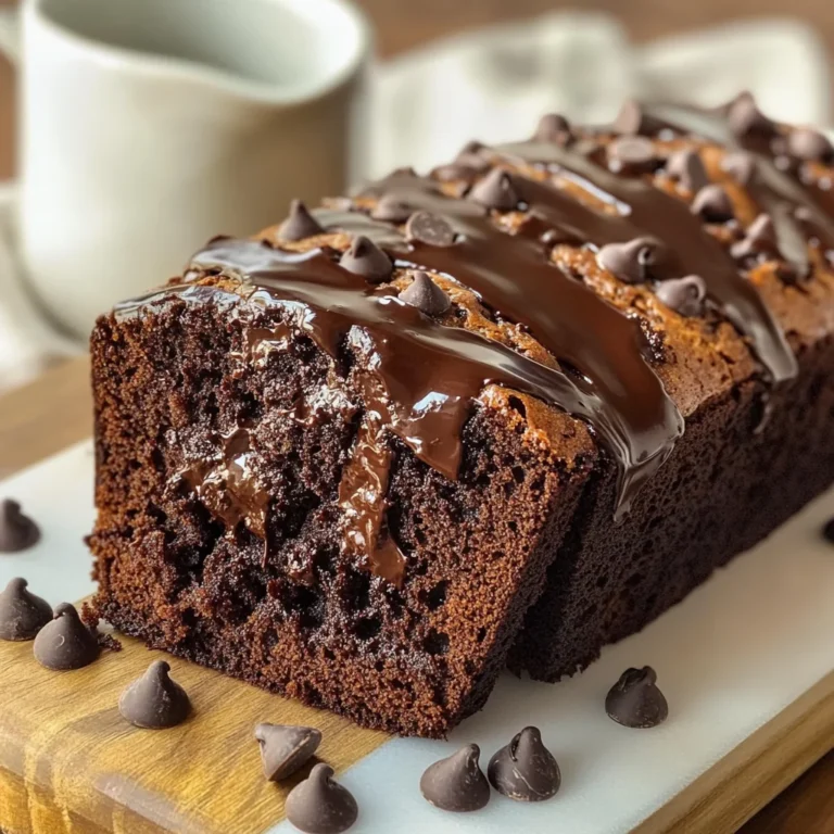 Hot Fudge Brownie Bread