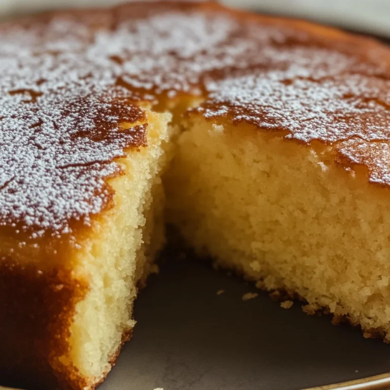 MIGLIACCIO: RICOTTA AND SEMOLINA CAKE