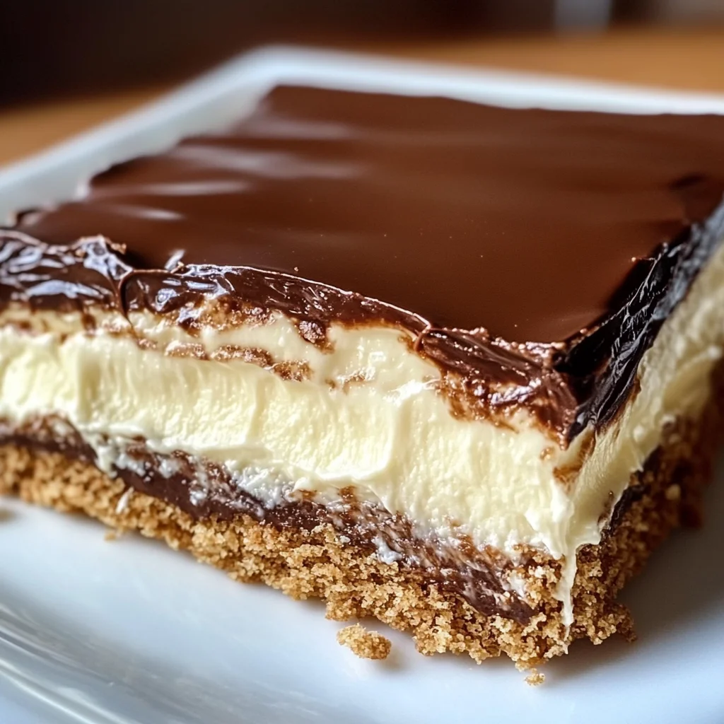 No-Bake Eclair Cake