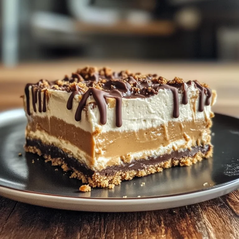 No Bake Peanut Butter Cheesecake Bars