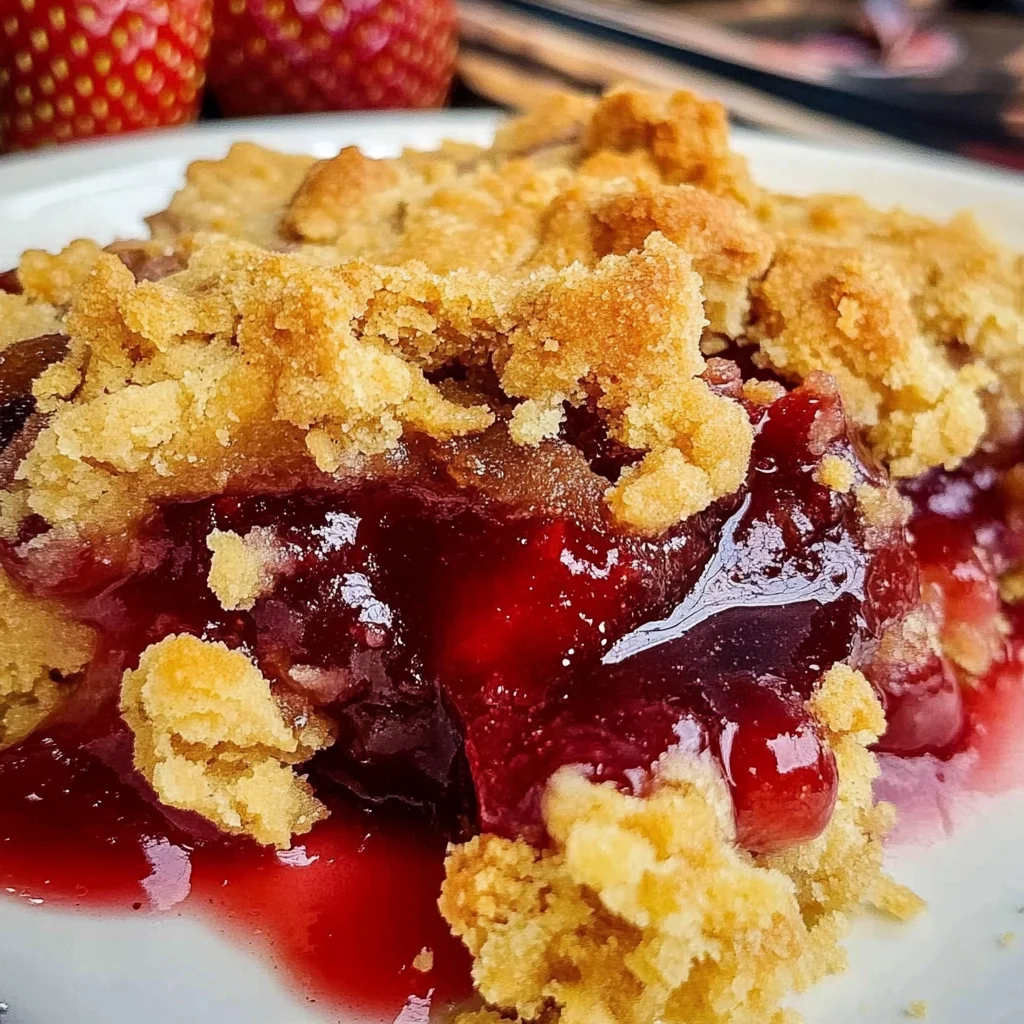 Peanut Butter and Jelly Cobbler