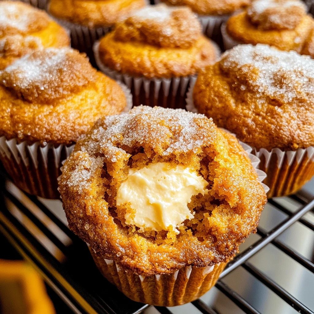 Pumpkin Cream Cheese Muffins