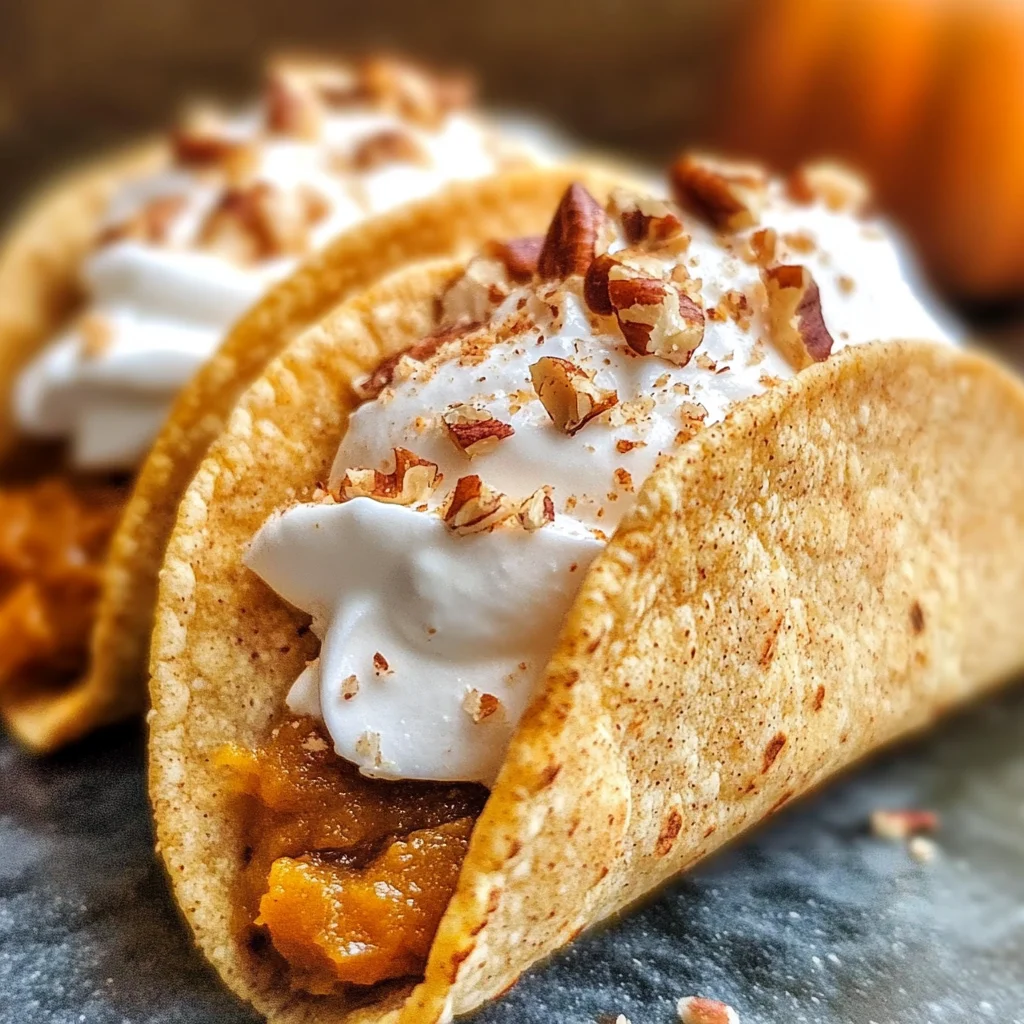 Pumpkin Pie Tacos