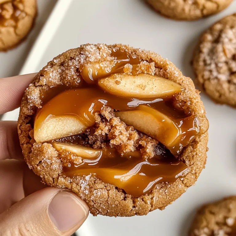 Salted Caramel Apple Pie Cookies